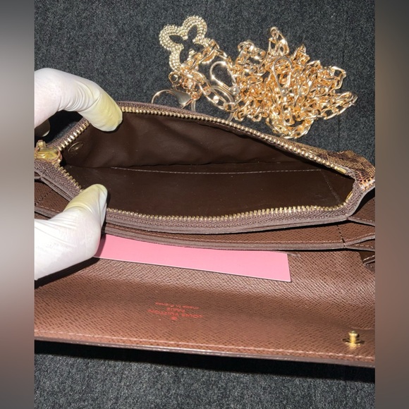 ✅AUTHENTIC LV ACCORDION DAMIER LONG WALLET LOUIS VUITTON - Picture 14 of 16